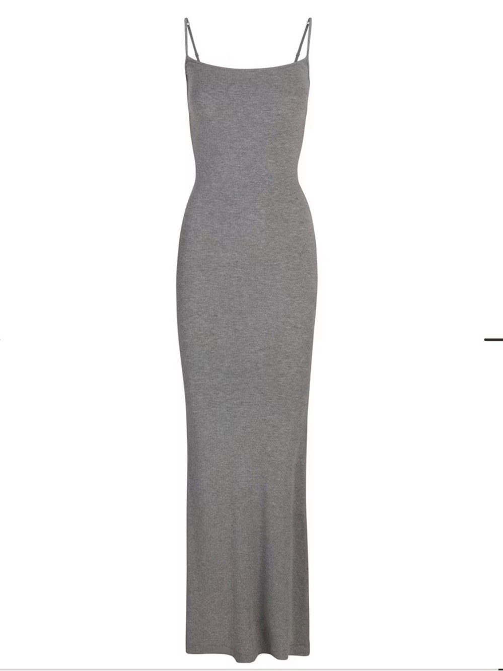 SKIMS Gray Ribbed Scoop Neck Camisole